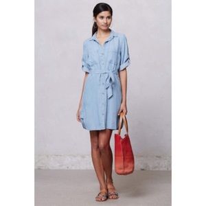 Anthropologie Cloth & Stone chambray dress - sz M
